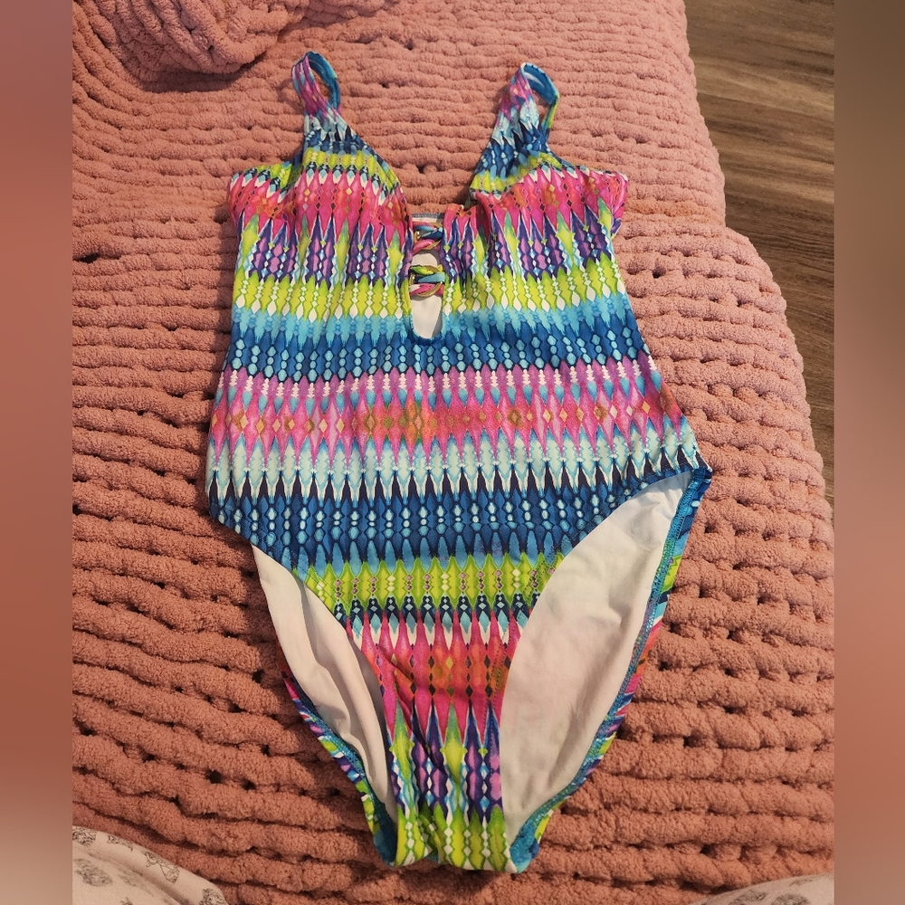 La Blanca Colorful Patterned Swimsuit
